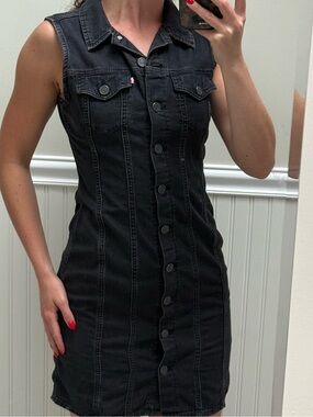 Levi’s Black Denim Dress